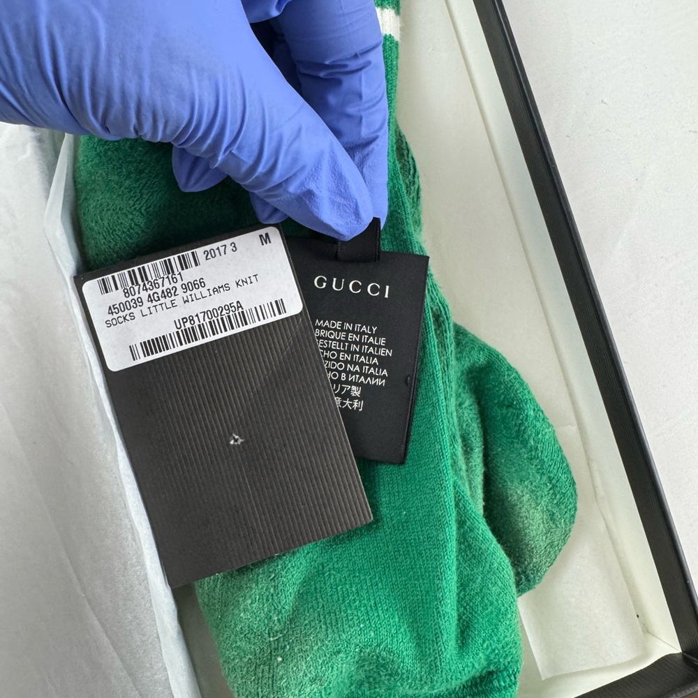 Gucci Green Socks